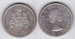Канада - 50 Cents 1960 - серебро - VF
