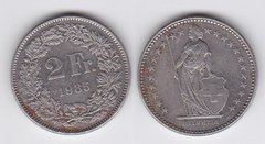 Switzerland - 2 Francs 1985 - VF