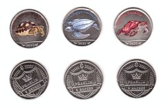 Fantasy - Praslin - набор 3 монеты x 5 Rupees 2021 - 2022 - UNC