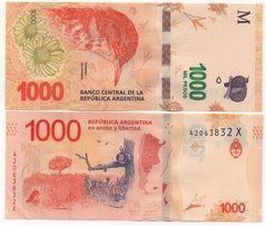 Аргентина - 1000 Pesos 2017 - P. 366(4) - XF