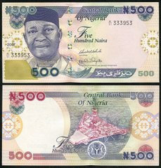 Нигерия - 500 Naira 2007 - UNC