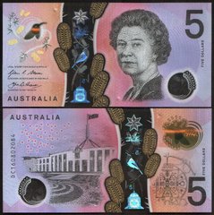 Australia - 5 Dollars 2016 - Polymer - P. 62 - UNC
