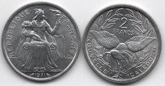 Новая Каледония - 2 Francs 1971 - UNC