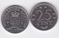 Netherlands Antilles - 25 Cents 1979 - VF