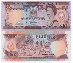 Фіджі - 10 Dollars 1992 - P. 94a - UNC