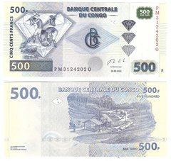 Congo DR - 500 Francs 2020 - P. W96D - UNC