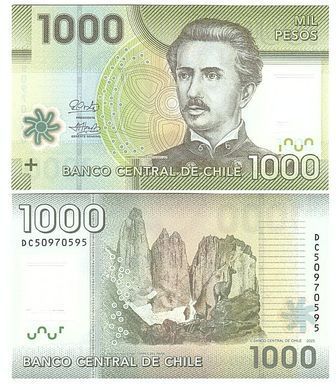 Chile - 1000 Pesos 2025 - P. 161m - Polymer - UNC