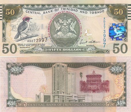 Тринидад и Тобаго - 50 Dollars 2012 ( 2006 ) comm. P. 53 - UNC