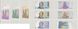 Croatia - set 12 banknotes 1 5 10 25 50 100 1000 2000 5000 10000 50000 100000 Kuna 1991 - 1993 - in Album - matching serial numbers - UNC