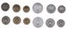 Джибути - #2 - 5 шт х набор 6 монет 1 2 5 10 20 50 Francs 1991 - 2016 - UNC