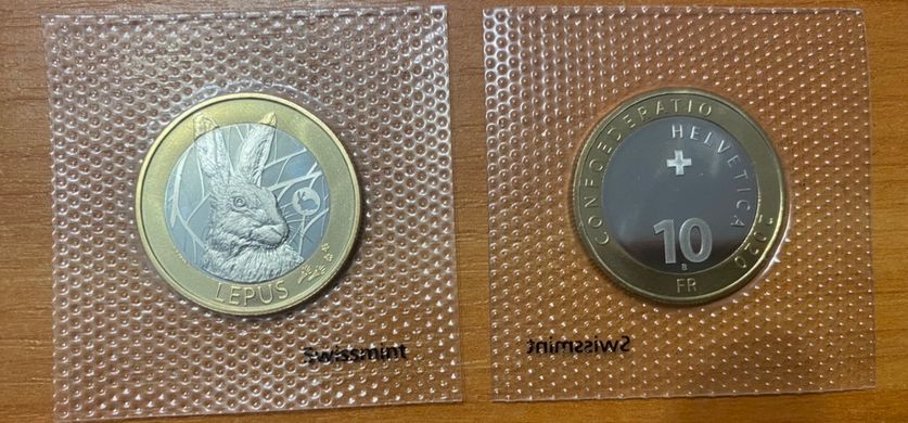 Switzerland - 10 Francs 2020 - Lepus - UNC