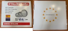4003 - Etalonplus+ capsule - 24 mm - Pack of 100 pieces - for coins of the Ukrainian Armed Forces