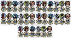 Fantasy - Canary Islands - 5 pcs х set 6 coins x 1 1/2 Ecu 2020 - Dogs - UNC