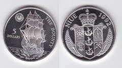 Ниуэ - 5 Dollars 1992 - The Bounty - Proof
