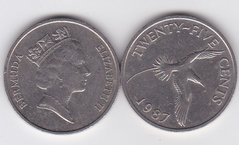 Bermuda - 25 Cents 1987 - VF