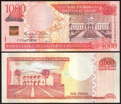 Dominican Republic - 1000 Pesos 2012 - aUNC