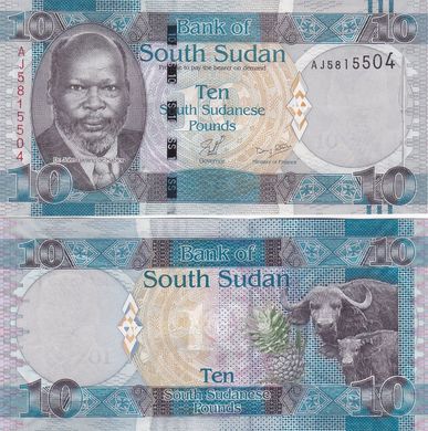 South Sudan - 10 Pounds 2011 - aUNC
