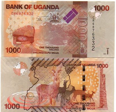 Uganda - 1000 Shillings 2017 - P. 49e - UNC