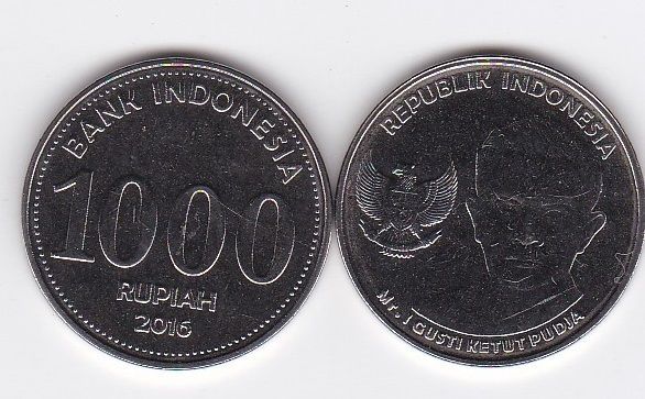 Індонезія - 1000 Rupiah 2016 - UNC