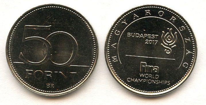 Угорщина - 50 Forint 2017 - comm. - UNC