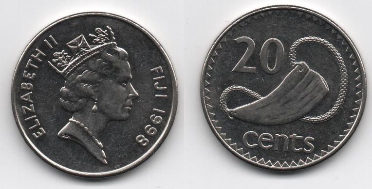 Fiji - 20 Cents 1998 - aUNC