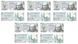 Mexico - 5 pcs х 10 Pesos 1971 - Pick 63d - UNC
