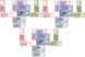 Argentina - 3 pcs x set 5 banknotes 20 50 100 200 500 Pesos 2017 - 2021 - UNC