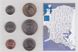 США - набор 6 монет 1 Dime 1 5 Cents 1/4 1/2 1 Dollar 2001 - 2010 - в запайке - UNC