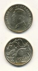 Австралія - 1 Dollar 2023 - Чарльз III - UNC