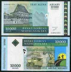 Мадагаскар - 10000 Francs 2003 - P. 85 - UNC
