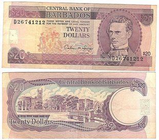 Barbados - 20 Dollars 1996 - P. 49 - F