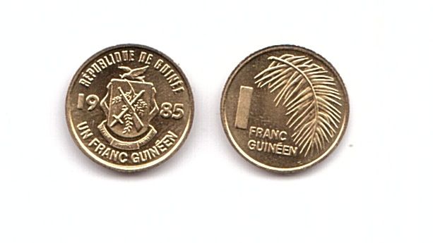 Гвинея - 1 Franc 1985 - UNC