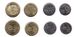 Малайзія - 5 шт х набір 4 монети 5 10 20 50 Sen 2012 - 2014 - UNC