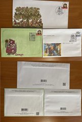 2790 - Ukraine - 2023 - set of 3 envelopes with cancellation JAPEX 2023