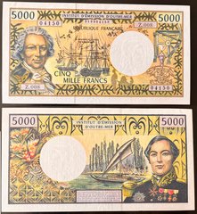 Французская Полинезия - 5000 Francs 2002 - Pick 3f - aUNC