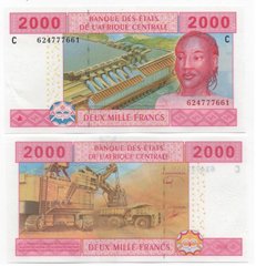 Центральна Африка / C - 2000 Francs 2021 - P. 608C[e] - UNC / aUNC