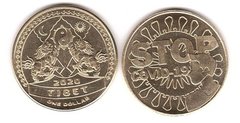Tibet / China - 1 Dollar 2020 - circulation 1030 pcs - Phantasy - UNC