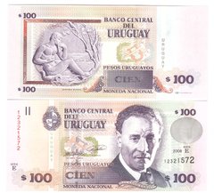 Уругвай - 100 Pesos 2008 - Pick 88a - Serie E - aUNC
