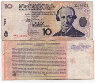 Аргентина - 10 Pesos 2006 - P. S NL(1) - VF