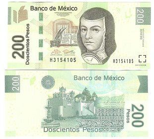 Мексика - 200 Pesos 2015 - P. 125bg - UNC