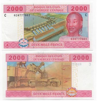 Центральная Африка / C - 2000 Francs 2021 - P. 608C[e] - UNC / aUNC