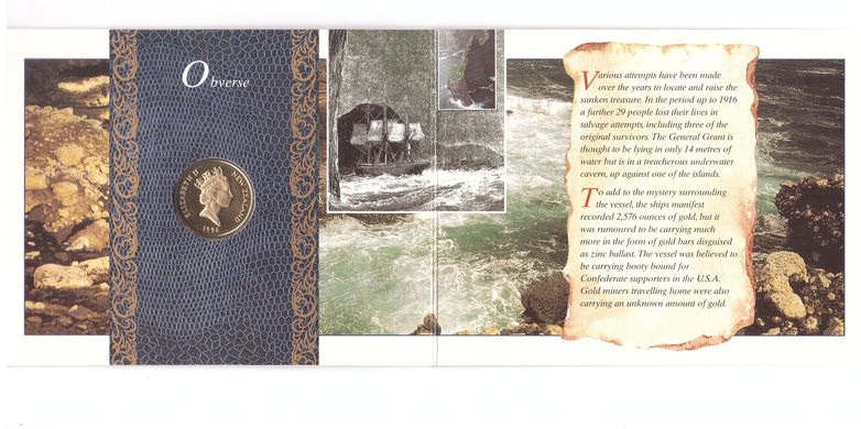 Новая Зеландия - 10 Dollars 1996 - comm. - in folder - UNC