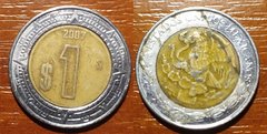 Мексика - 1 Peso 2007 - VF-