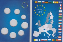 Европа - буклет под 8 монет 1 2 5 10 20 50 Cent 1 2 Euro