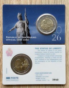 Сан-Марино - 2 Euro 2026 - in folder - UNC