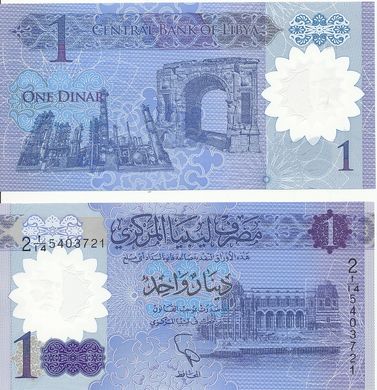 Libya - 1 Dinar 2019 - Polymer - UNC