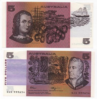 Australia - 5 Dollars 1991 - P. 44f - aUNC