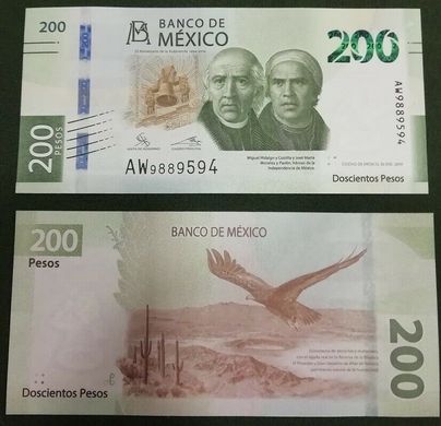 Мексика - 200 Pesos 2019 - comm. - UNC