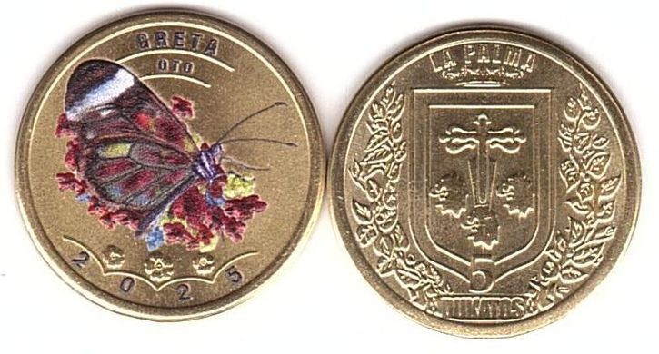 Fantasy / La Palma - 5 Dukatos 2025 - Greta oto - UNC