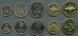 Гаїті - 5 шт х набір 5 монет 5 20 50 1 5 Gourdes 1995 - 2011 - UNC